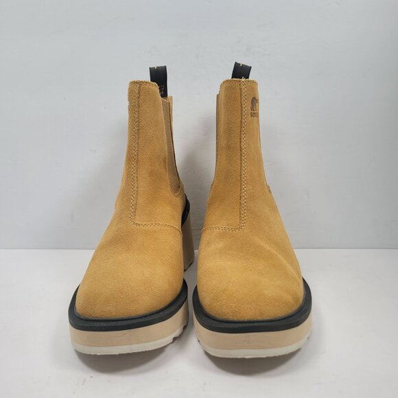 Sorel Women's Hi-Line Geo Yellow Waterproof Chelsea Boots NL4874-712 US Size 9 - Picture 3 of 10